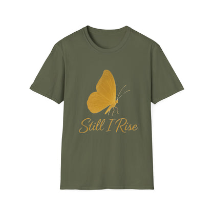 Still I Rise Butterfly T-Shirt – Inspirational Strength & Empowerment Tee