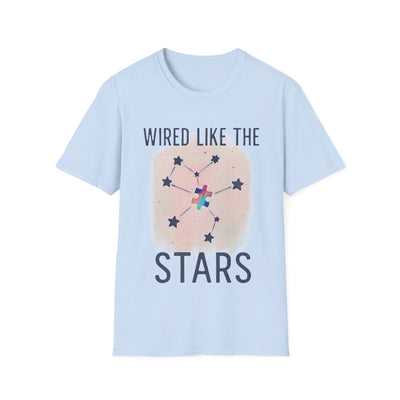 Wired Like The Stars T-Shirt - Soft Unisex Tee