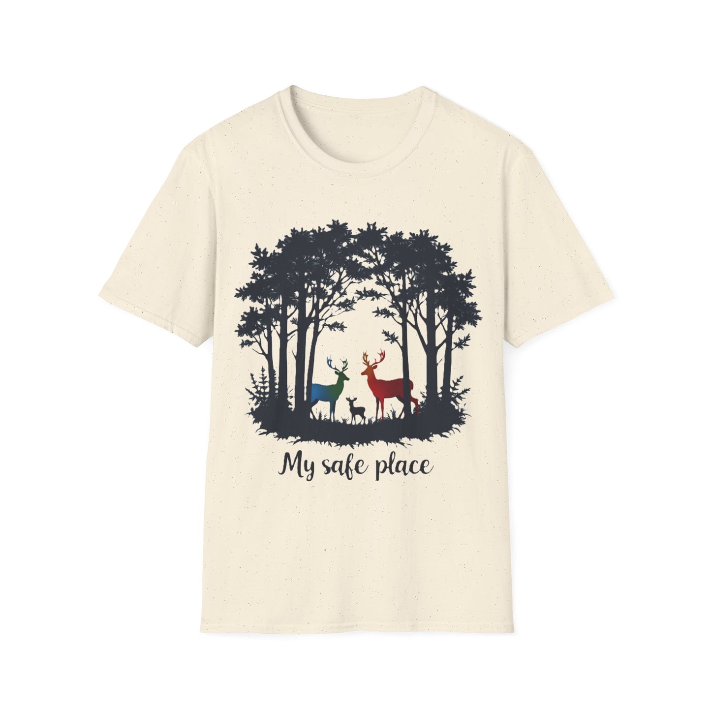 My Safe Place Deer Shirt – Peaceful Forest T-shirt for Nature Lovers