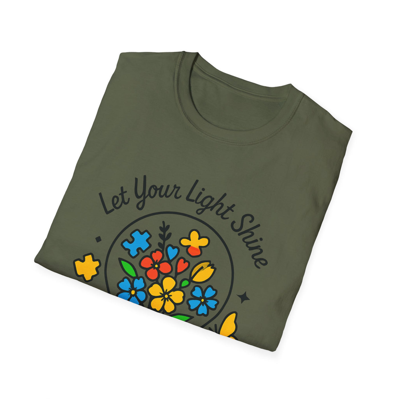 Let Your Light Shine T-Shirt - Soft Unisex Tee
