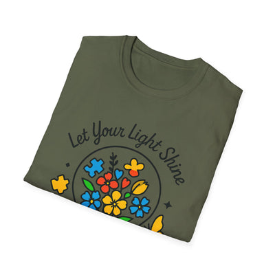 Let Your Light Shine T-Shirt - Soft Unisex Tee