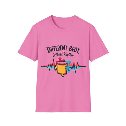 Different Beat, Brilliant Rhythm Shirt – Puzzle Piece Design for Unique Music Lovers