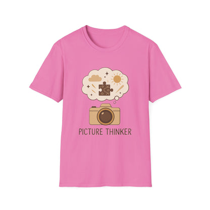 Picture Thinker Shirt – Creative Autism Awareness & Puzzle Thinking T-shirt