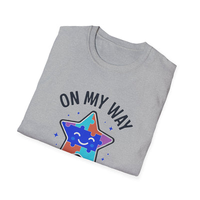 On My Way To Shine Bright Autism T-Shirt - Soft Unisex Tee