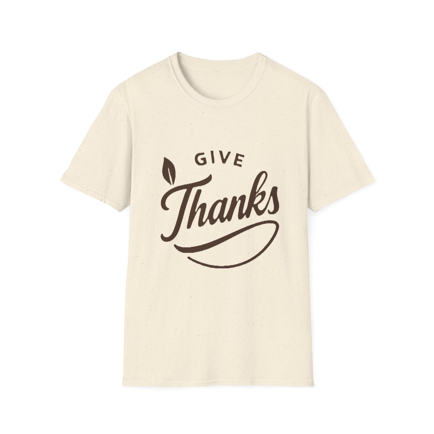 Give Thanks Shirt – Minimalist Thanksgiving Gratitude Graphic T-Shirt