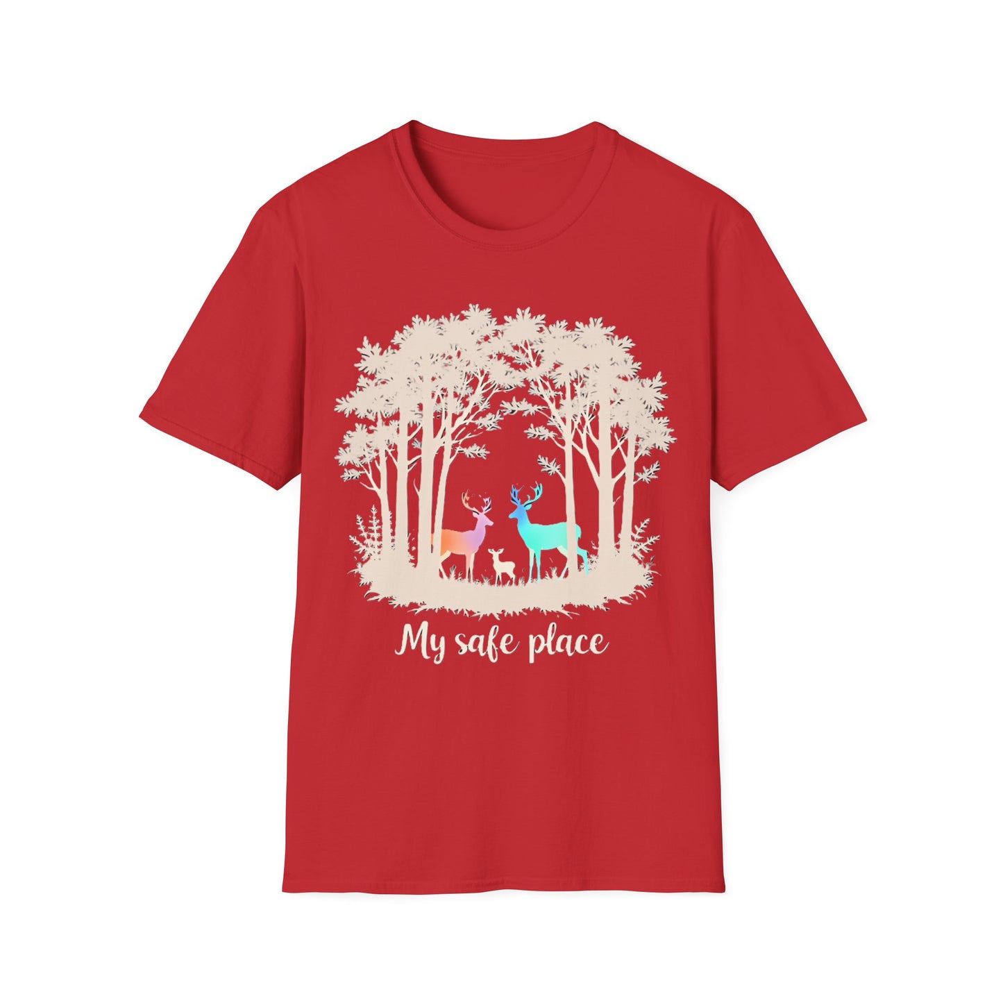 My Safe Place Deer Shirt – Peaceful Forest T-shirt for Nature Lovers