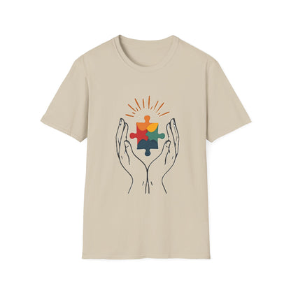 Autism Acceptance Hands of Hope T-Shirt – Neurodiversity Support & Inclusion Tee
