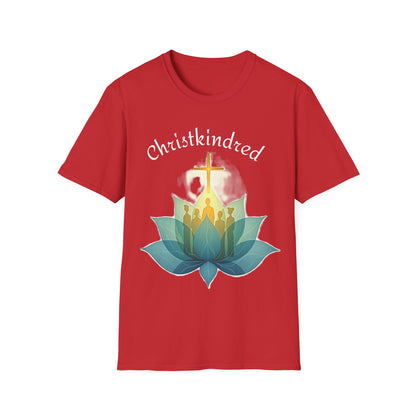 Christkindred T-Shirt – Christian Faith Shirt with Cross & Lotus Design