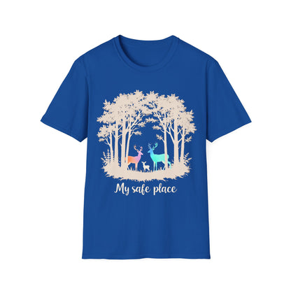 My Safe Place Deer Shirt – Peaceful Forest T-shirt for Nature Lovers