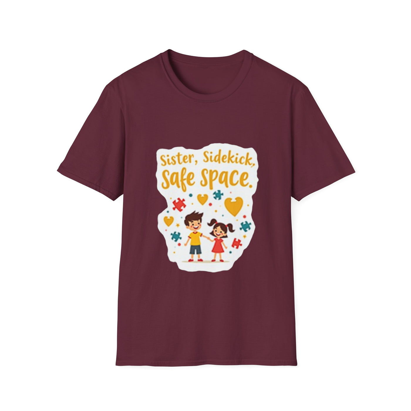 Sister, Sidekick, Safe Space T-Shirt - Soft Ladies Tee