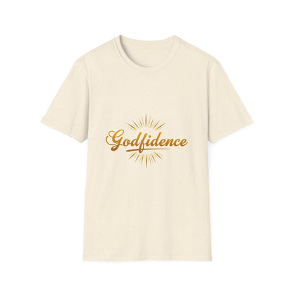 Godfidence Christian T-Shirt – Faith Over Fear Inspirational Christian Tee