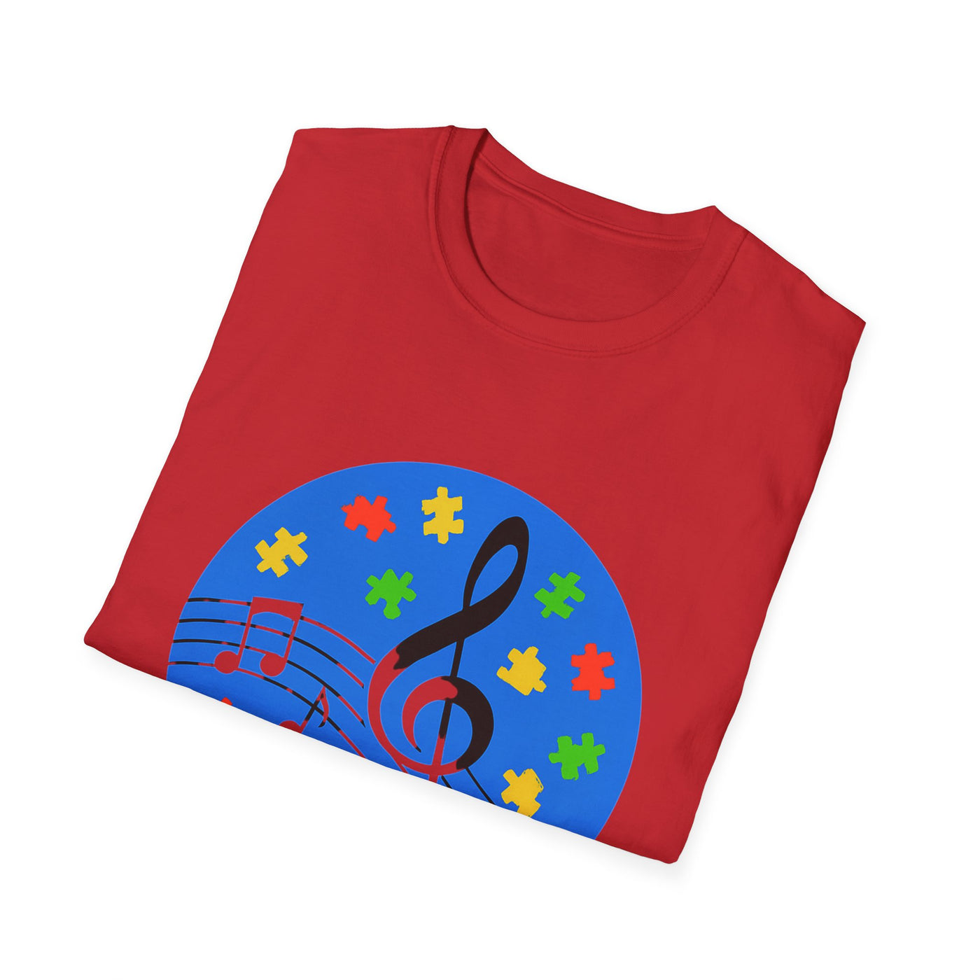 Autism Awareness Music T-Shirt - Soft Unisex Tee