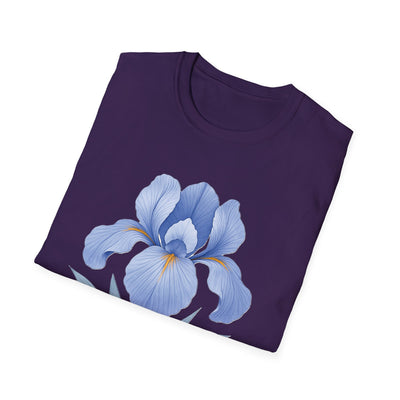 Iris Bloom T-Shirt - Soft Unisex Tee