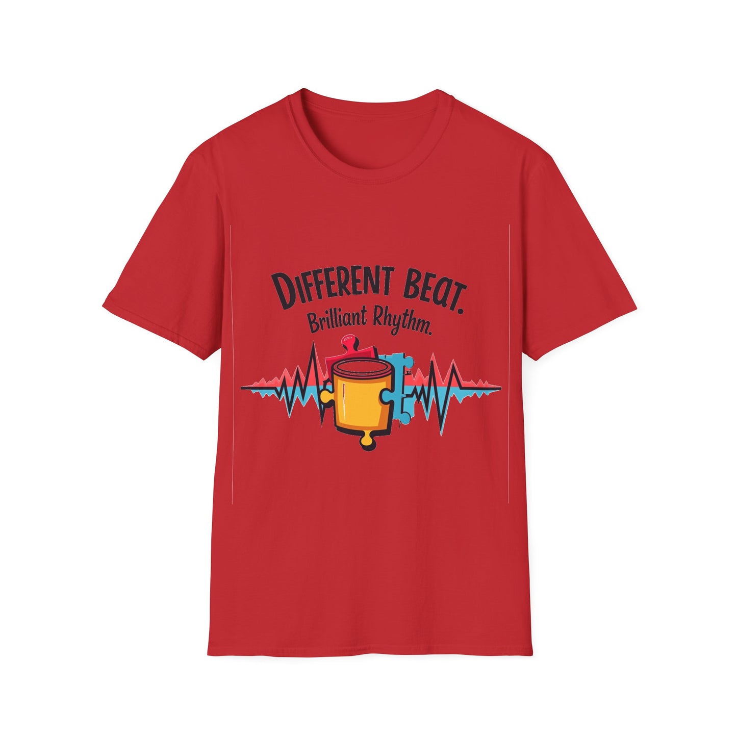 Different Beat, Brilliant Rhythm Shirt – Puzzle Piece Design for Unique Music Lovers