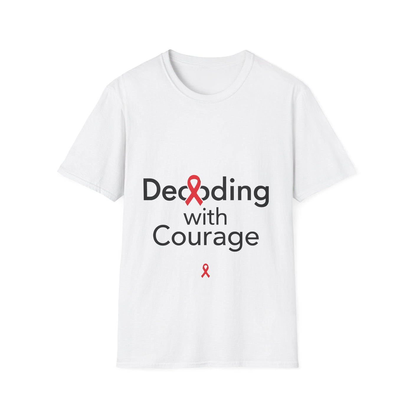 Decoding with Courage Dyslexia Awareness T-Shirt - Soft Unisex Tee