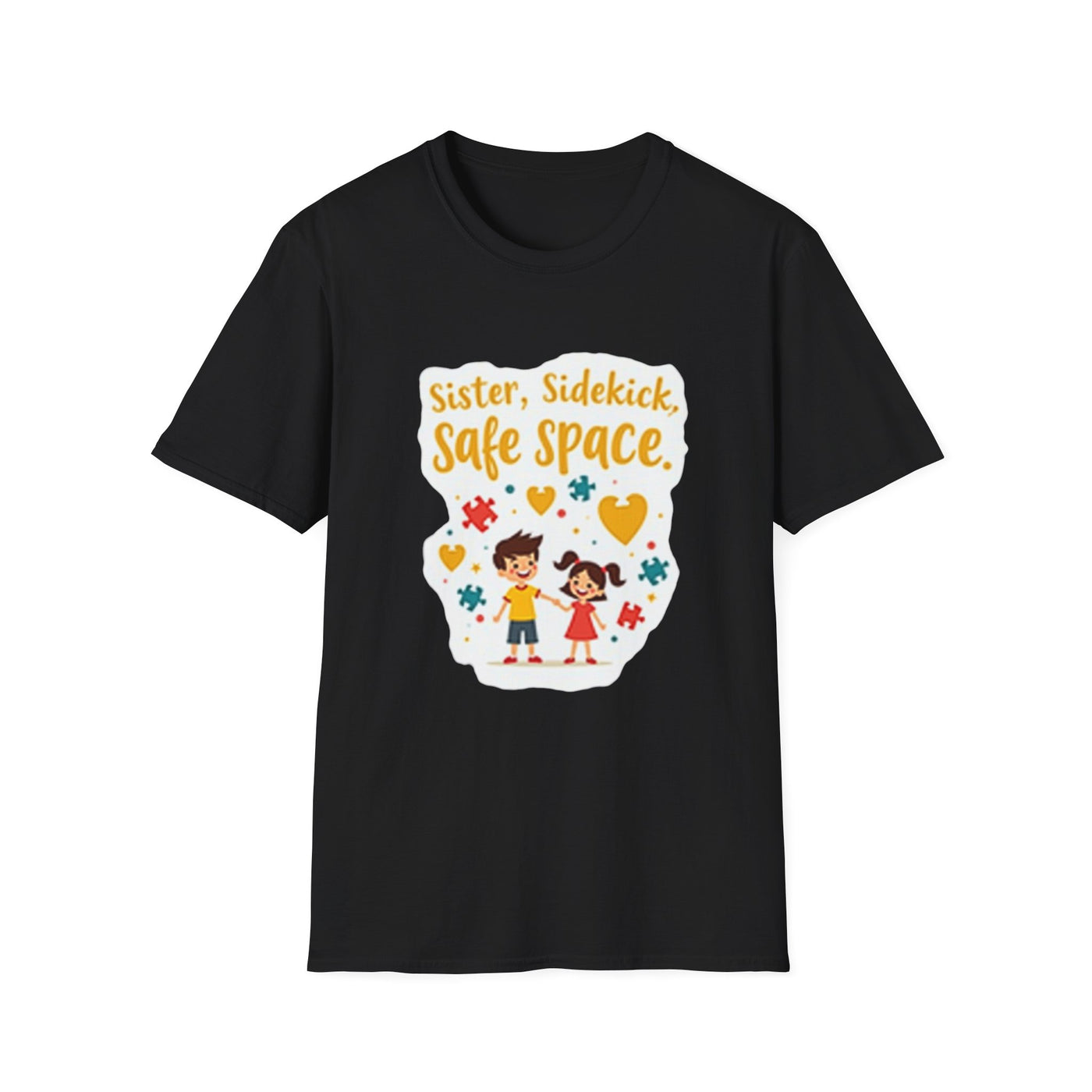 Sister, Sidekick, Safe Space T-Shirt - Soft Ladies Tee