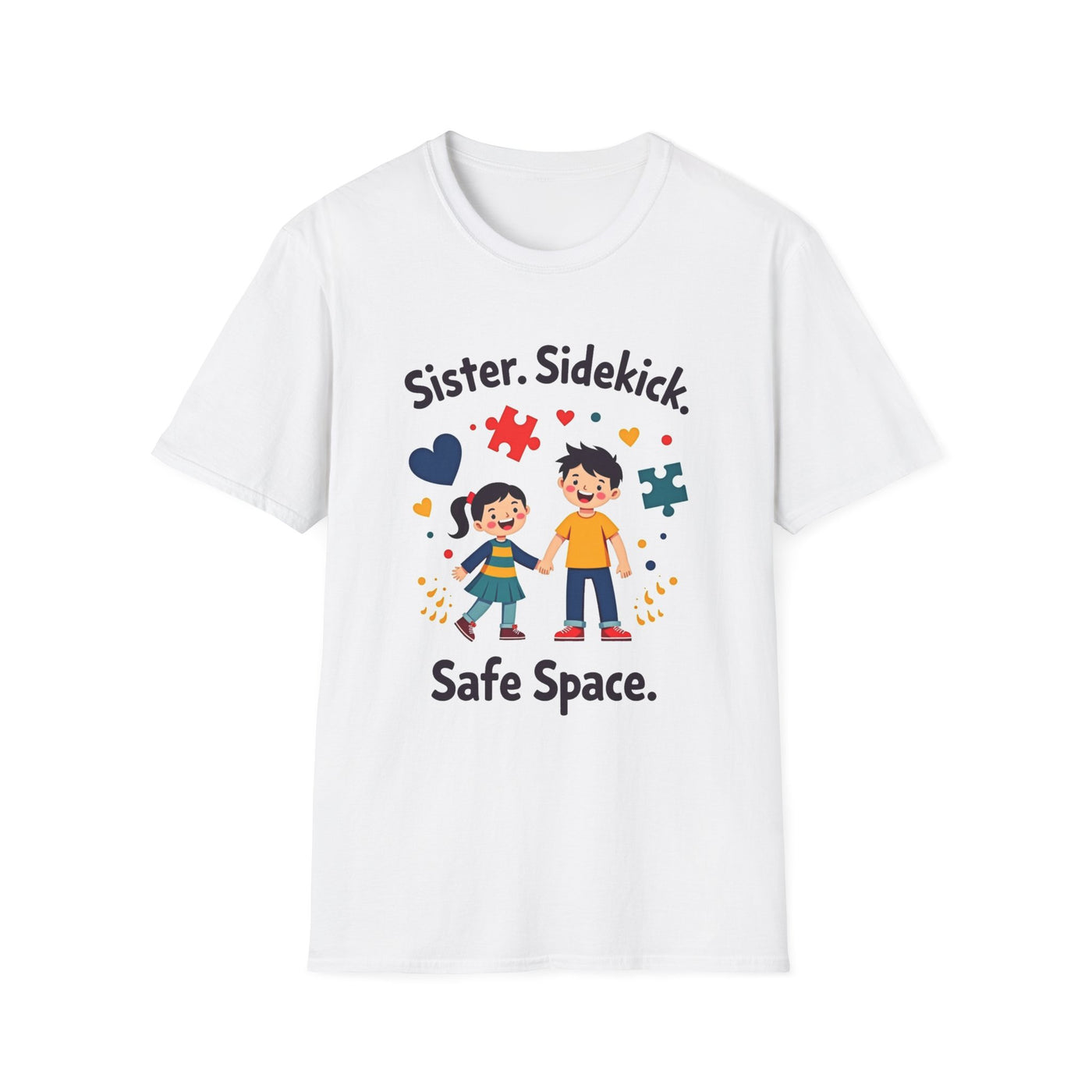 Sister, Sidekick, Safe Space T-Shirt - Soft Ladies Tee
