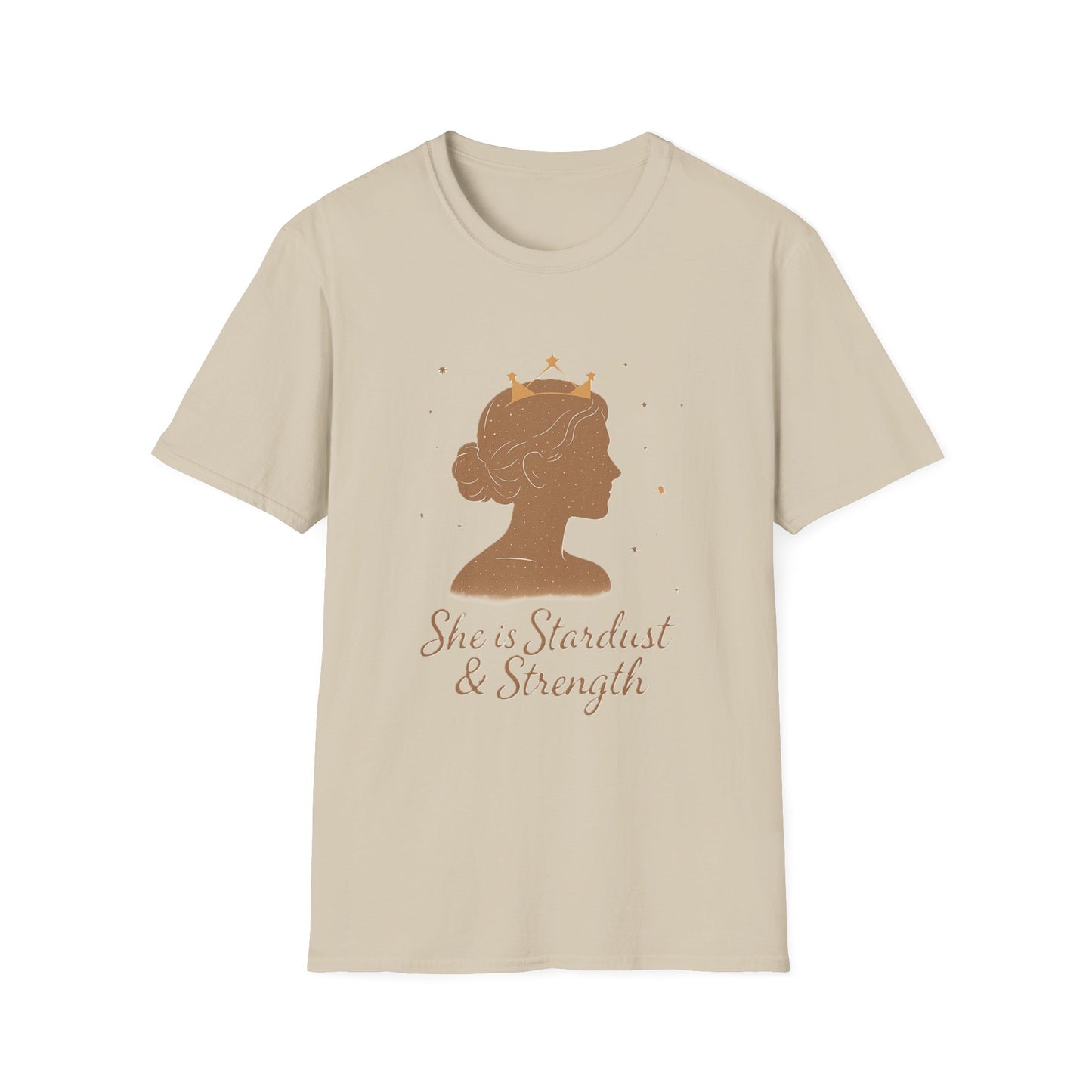 She is Stardust & Strength Shirt – Inspirational T-shirt Celebrating Inner Power and Resilience