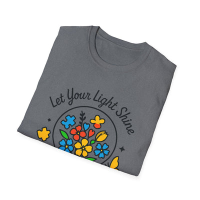 Let Your Light Shine T-Shirt - Soft Unisex Tee