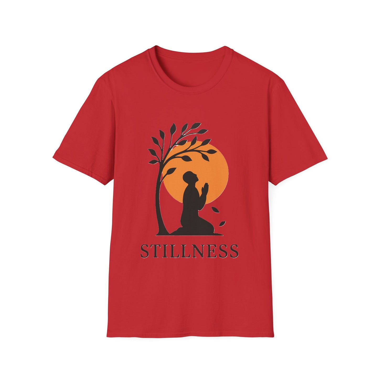 Stillness Christian T-Shirt – Faith, Prayer & Peace-Inspired Minimalist Tee