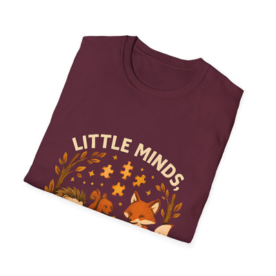 Little Minds, Big Wonders, Neurodivergent T-Shirt - Soft Unisex Tee