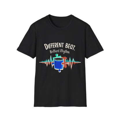 Different Beat, Brilliant Rhythm Shirt – Puzzle Piece Design for Unique Music Lovers