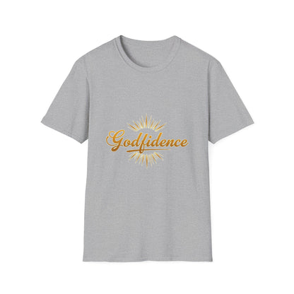 Godfidence Christian T-Shirt – Faith Over Fear Inspirational Christian Tee