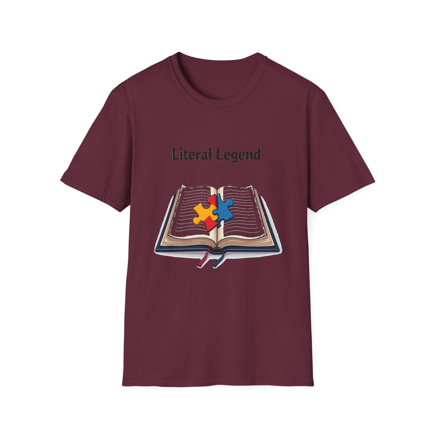 Literal Legend Shirt – Puzzle Piece Design for Autism Advocacy and Pride