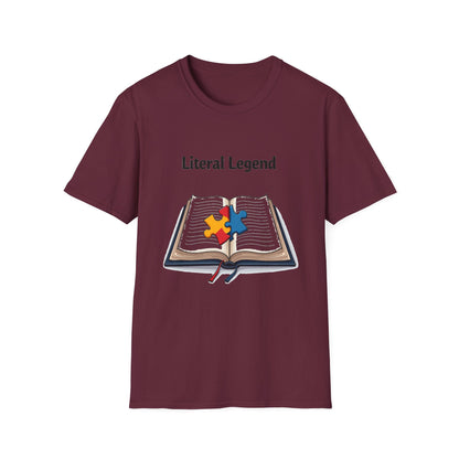 Literal Legend Shirt – Puzzle Piece Design for Autism Advocacy and Pride