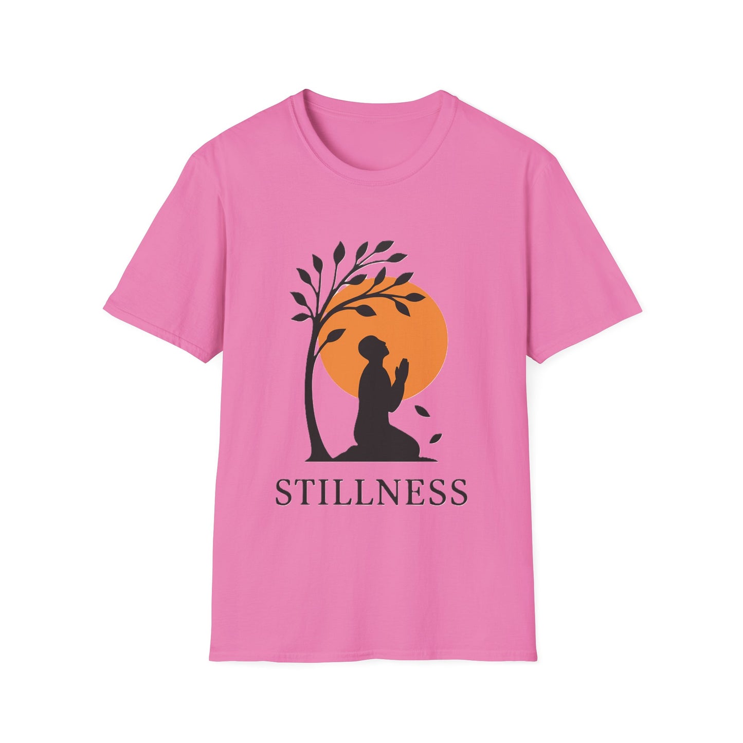 Stillness Christian T-Shirt – Faith, Prayer & Peace-Inspired Minimalist Tee