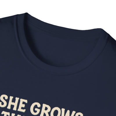 She Grows Through What She Goes Through T-Shirt - Soft Unisex Tee