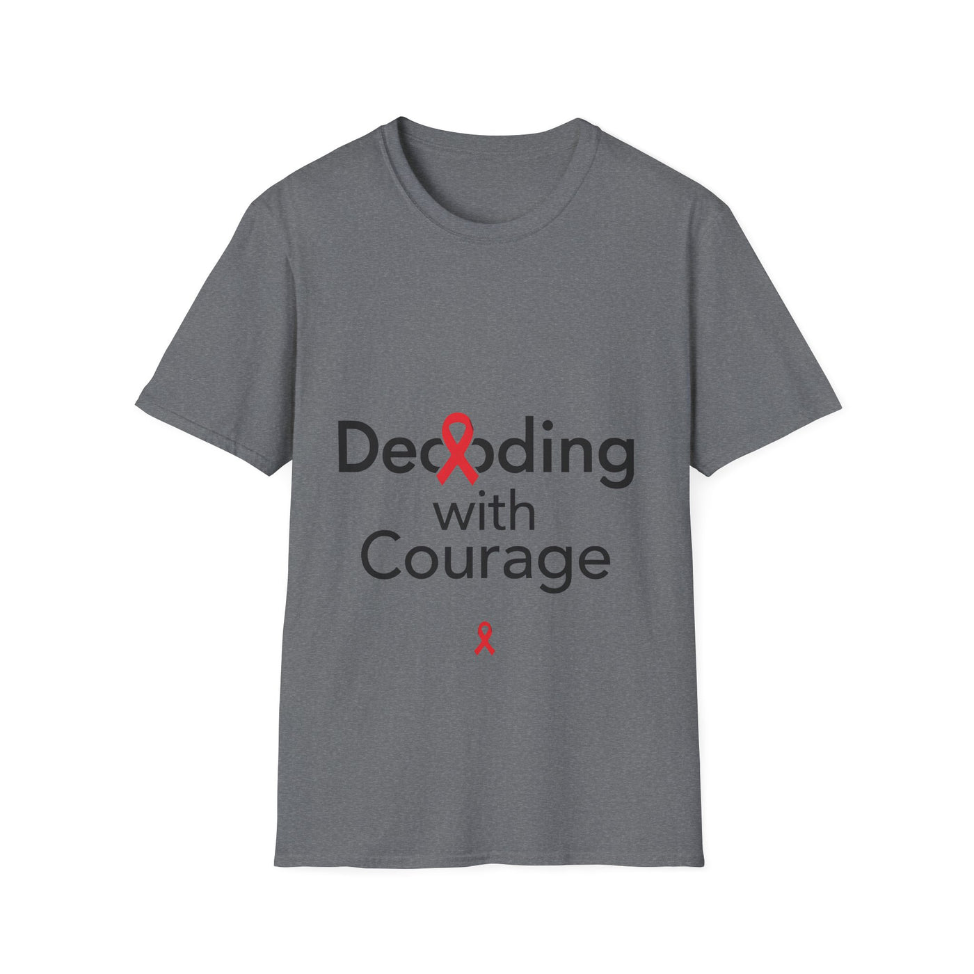 Decoding with Courage Dyslexia Awareness T-Shirt - Soft Unisex Tee