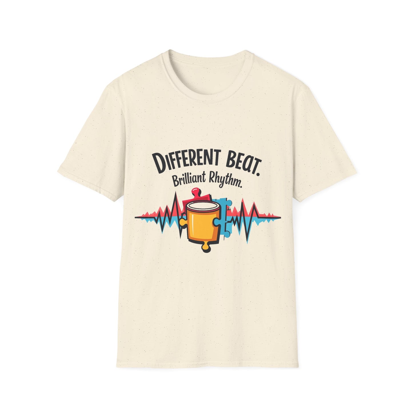 Different Beat, Brilliant Rhythm Shirt – Puzzle Piece Design for Unique Music Lovers