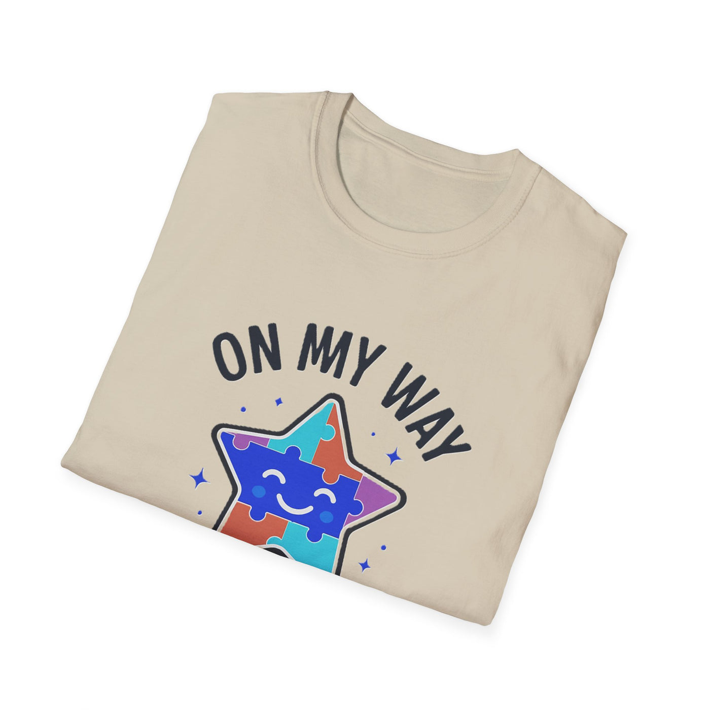 On My Way To Shine Bright Autism T-Shirt - Soft Unisex Tee