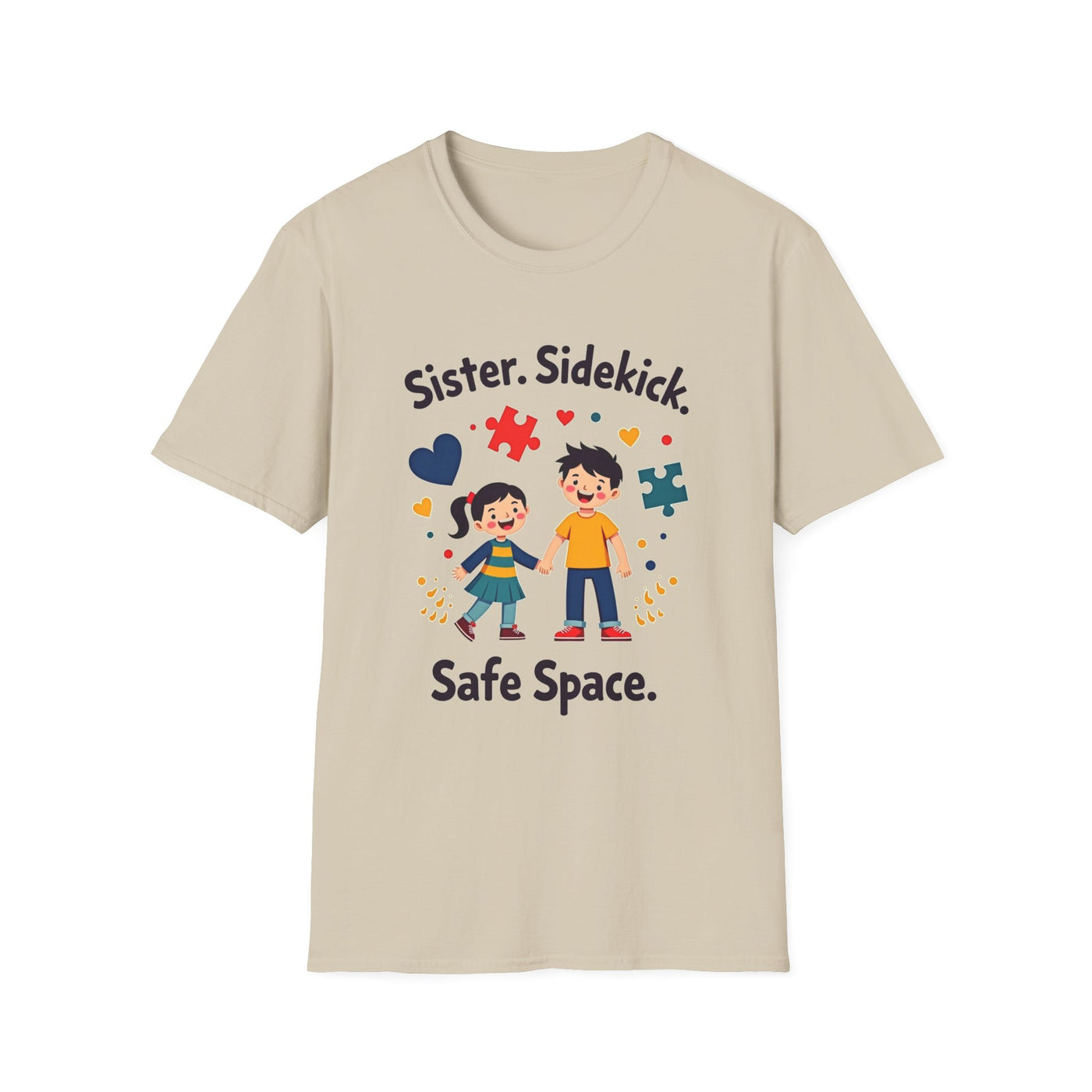 Sister, Sidekick, Safe Space T-Shirt - Soft Ladies Tee