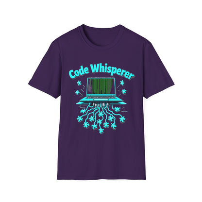 Code Whisperer Autism Pride T-Shirt – Neurodivergent Programmer Puzzle Piece Shirt