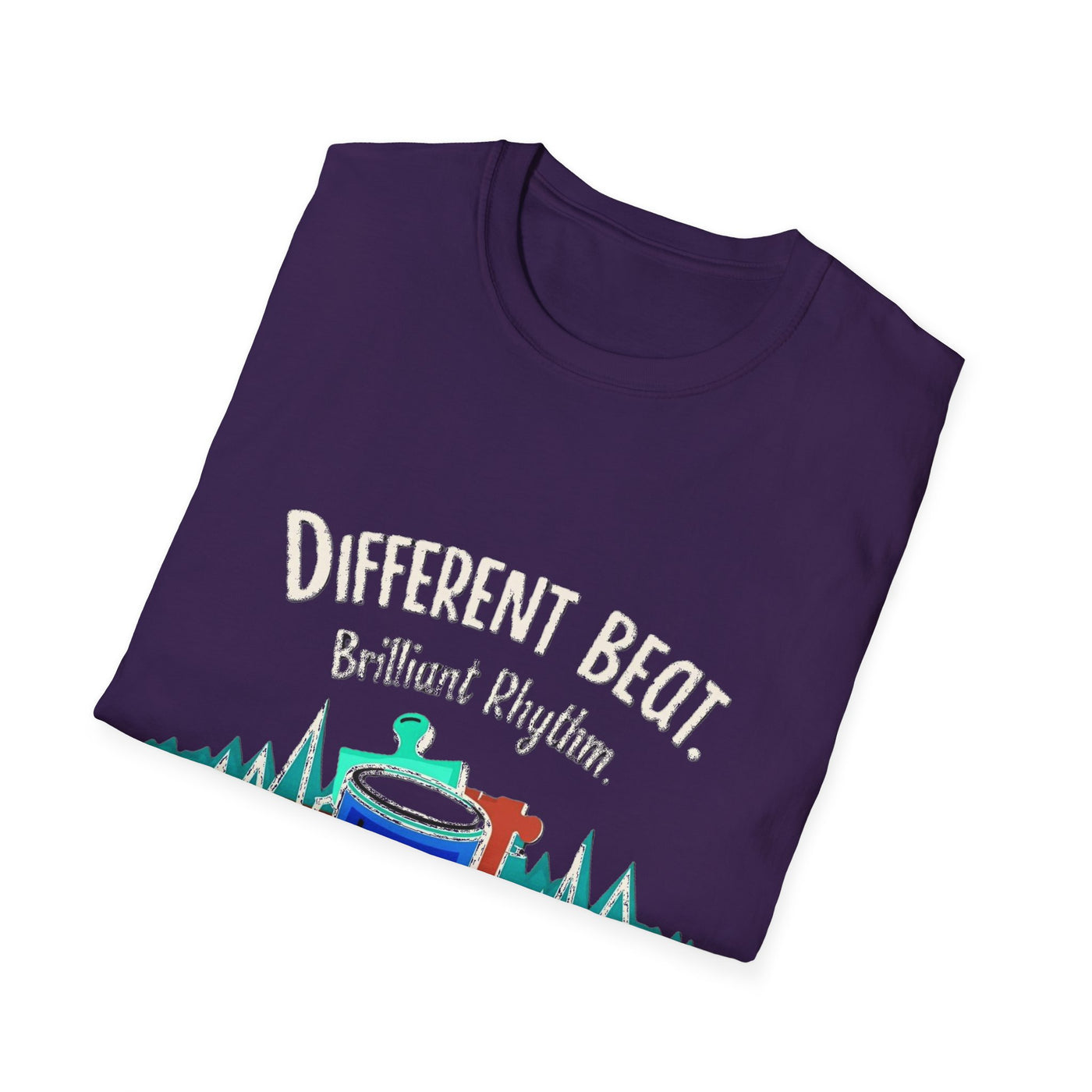 Different Beat, Brilliant Rythm T-Shirt - Soft Unisex Tee