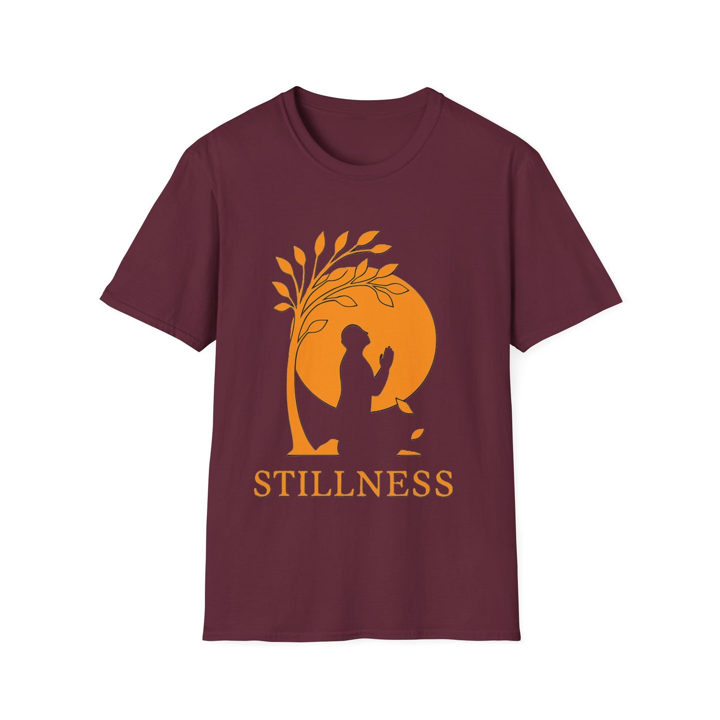 Stillness Christian T-Shirt – Faith, Prayer & Peace-Inspired Minimalist Tee