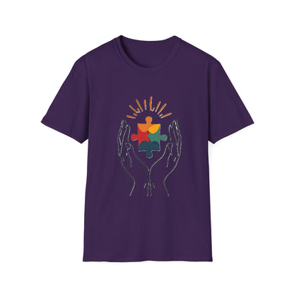 Autism Acceptance Hands of Hope T-Shirt – Neurodiversity Support & Inclusion Tee