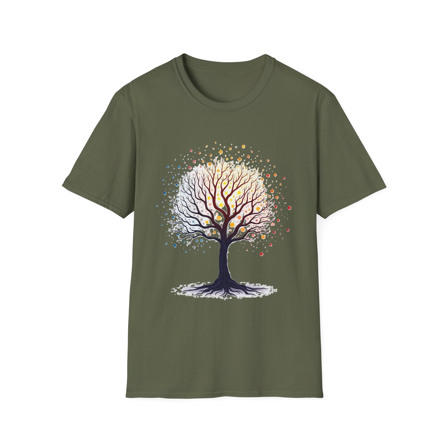 Colorful Tree of Life T-Shirt – Artistic Nature & Growth Graphic Tee