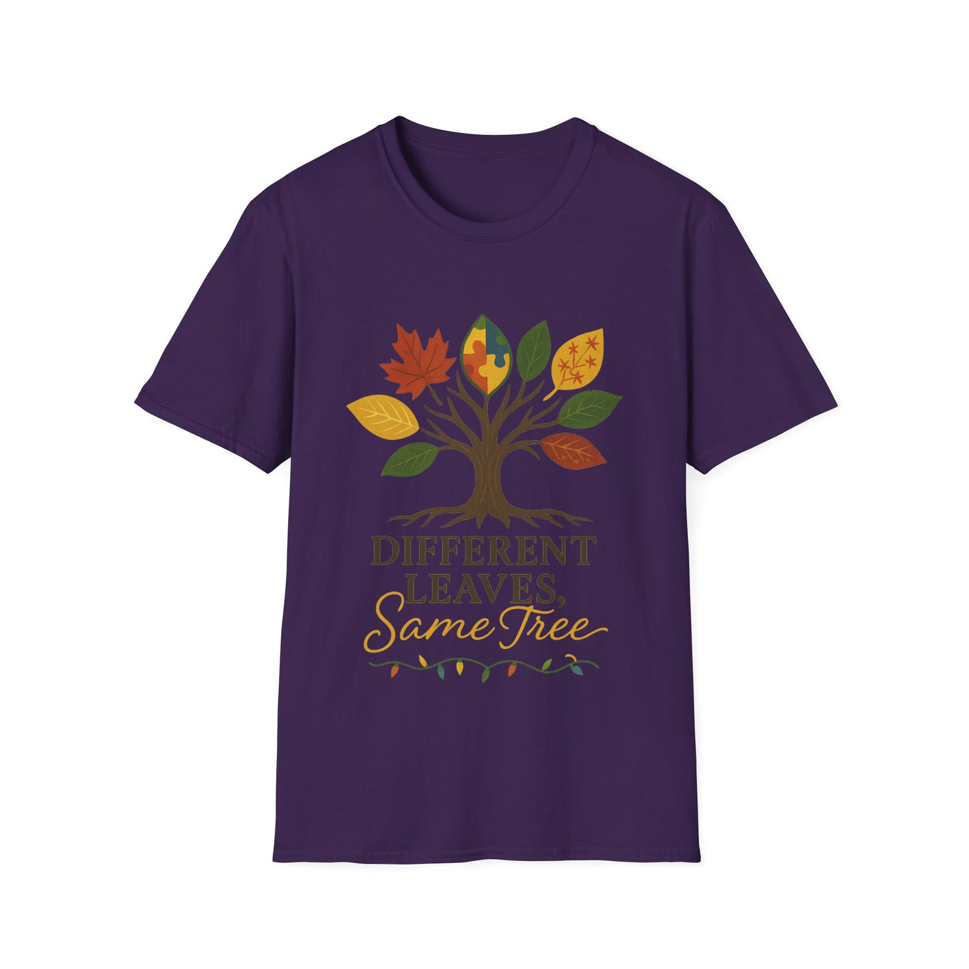 Different Leaves Same Tree T-Shirt - Soft Unisex Tee