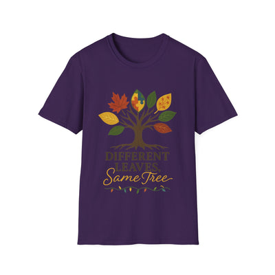 Different Leaves Same Tree T-Shirt - Soft Unisex Tee