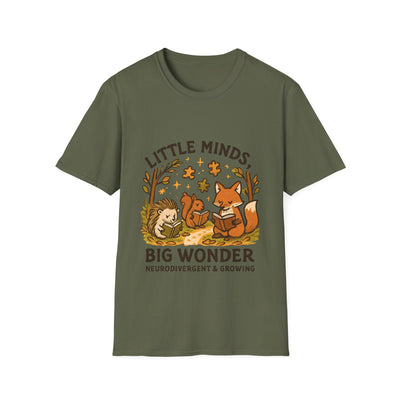 Little Minds, Big Wonders, Neurodivergent T-Shirt - Soft Unisex Tee