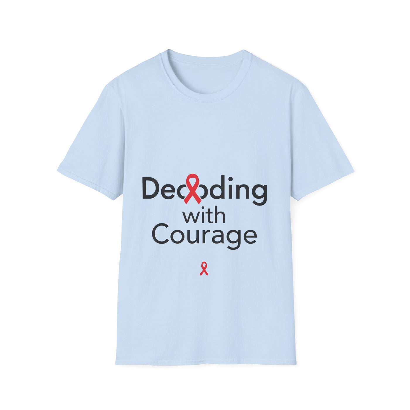 Decoding with Courage Dyslexia Awareness T-Shirt - Soft Unisex Tee