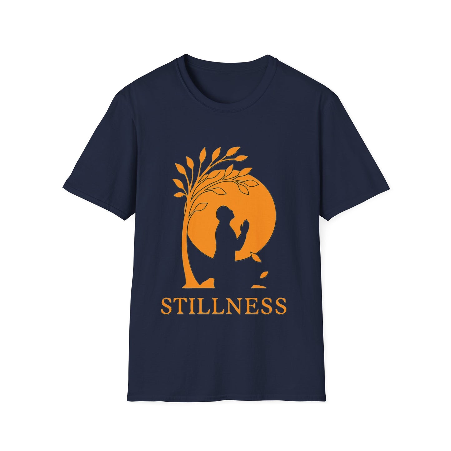 Stillness Christian T-Shirt – Faith, Prayer & Peace-Inspired Minimalist Tee