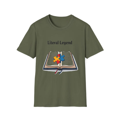 Literal Legend Shirt – Puzzle Piece Design for Autism Advocacy and Pride