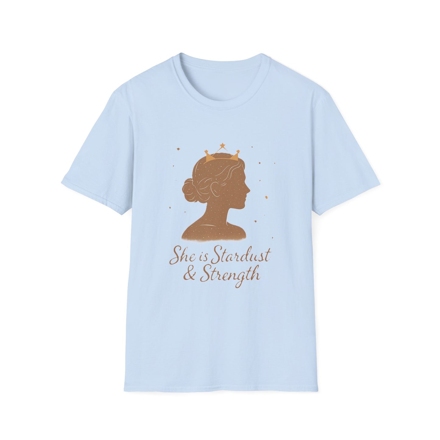 She is Stardust & Strength Shirt – Inspirational T-shirt Celebrating Inner Power and Resilience