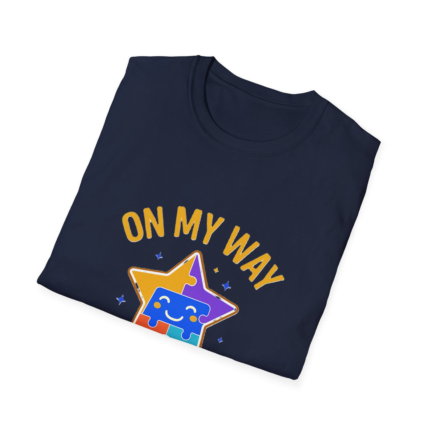 On My Way To Shine Bright Autism T-Shirt - Soft Unisex Tee