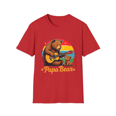 Papa Bear T-Shirt - Soft CasualTee