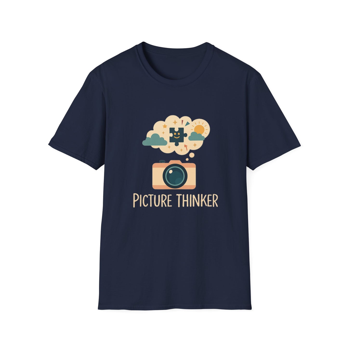 Picture Thinker Shirt – Creative Autism Awareness & Puzzle Thinking T-shirt